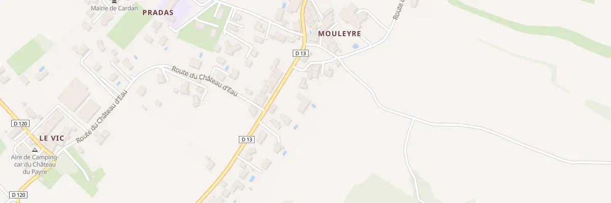Plan du 6 Mouleyre à Cardan
