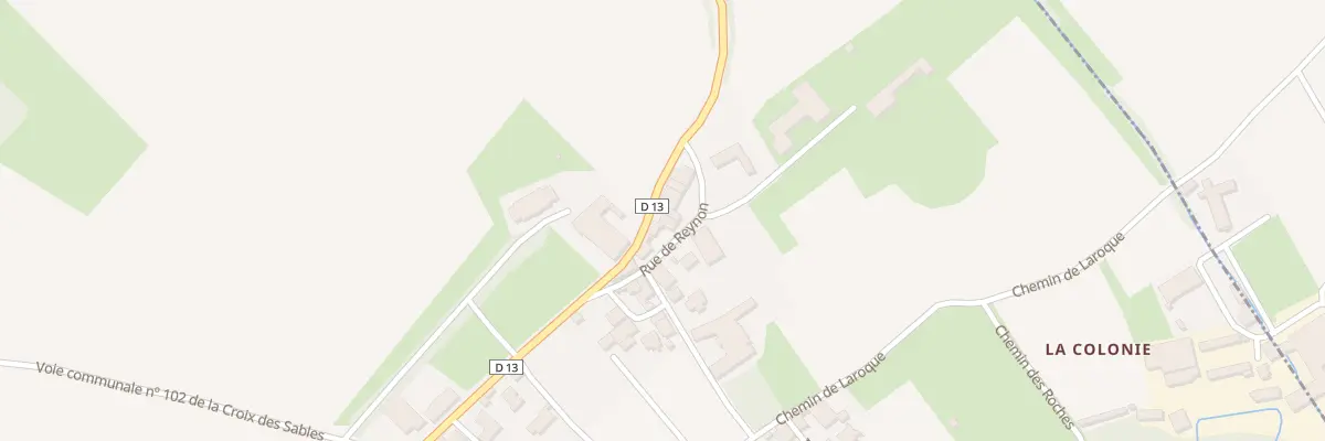 Plan du 3B Rue de Reynon à Béguey