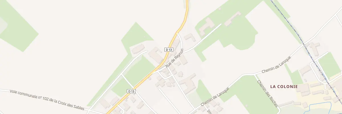 Plan du 3 Rue de Reynon à Béguey