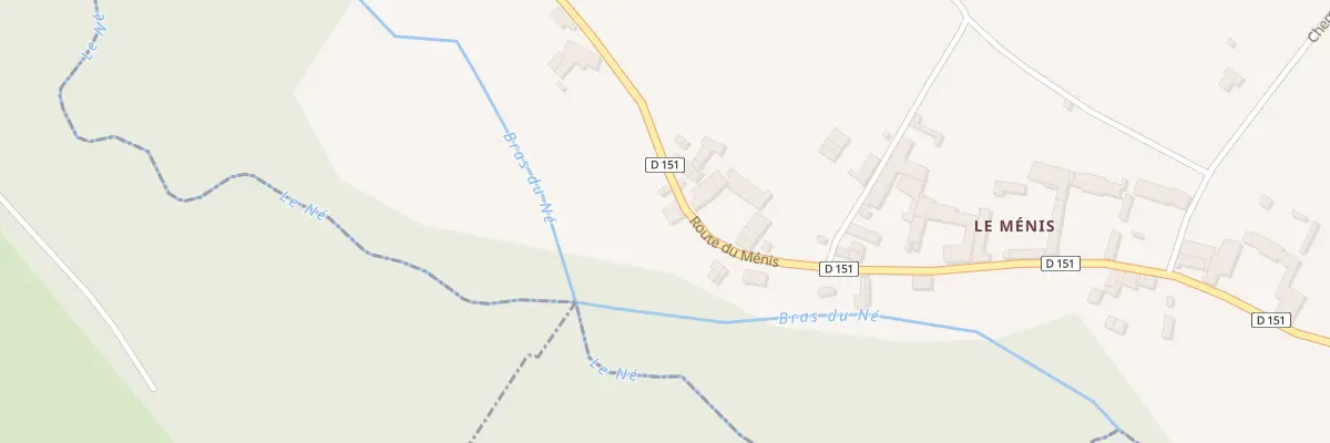 Plan du 15 Rte du Ménis à Saint-Fort-sur-le-Né