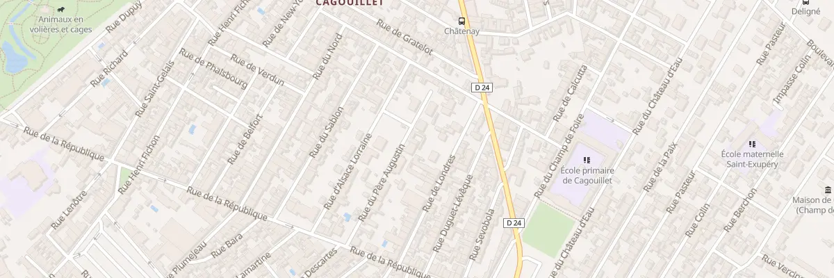 Plan du 20 Rue du Pére Augustin à Cognac