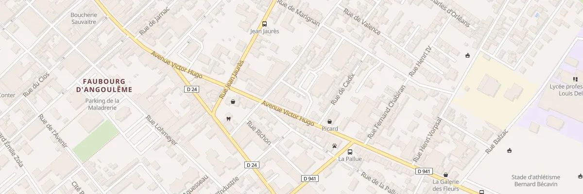 Plan du 131 Av Victor Hugo à Cognac