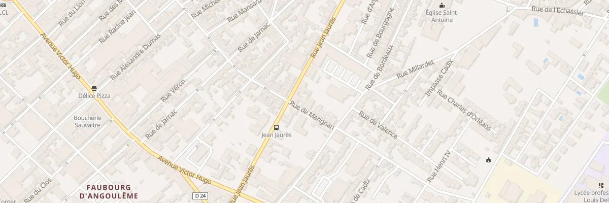 Plan du 125 Rue de Marignan à Cognac