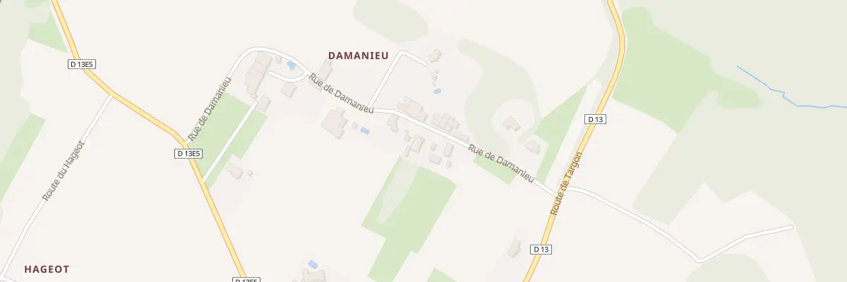 Plan du 374 Rue de Damanieu à Cardan