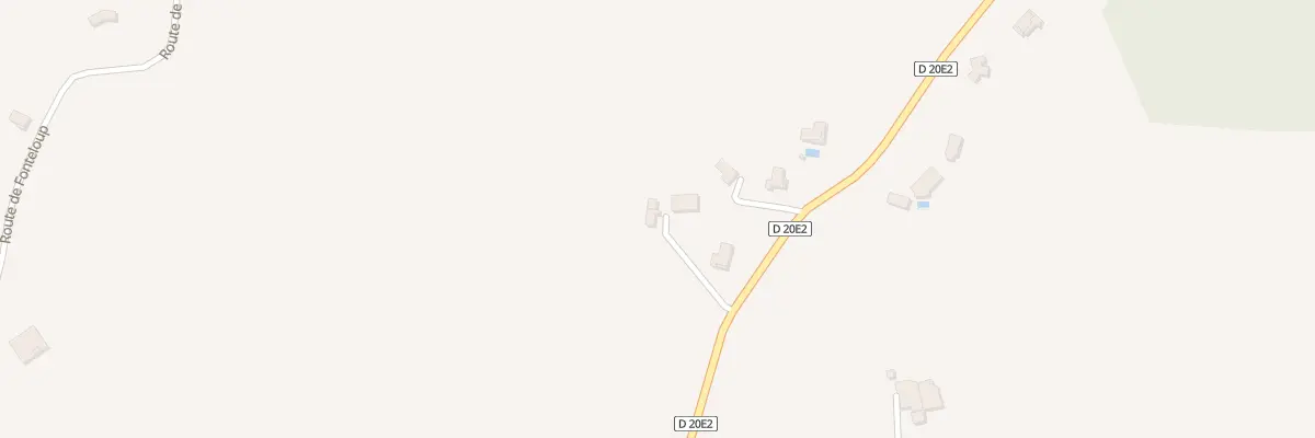 Plan du 20 Rte des Palombieres à Baron