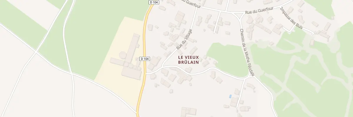 Plan du 11 Rue du Village à Brûlain