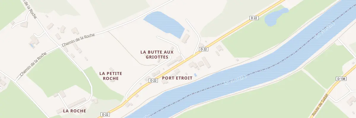 Plan du 5107 Port Etroit à Juigné-sur-Sarthe
