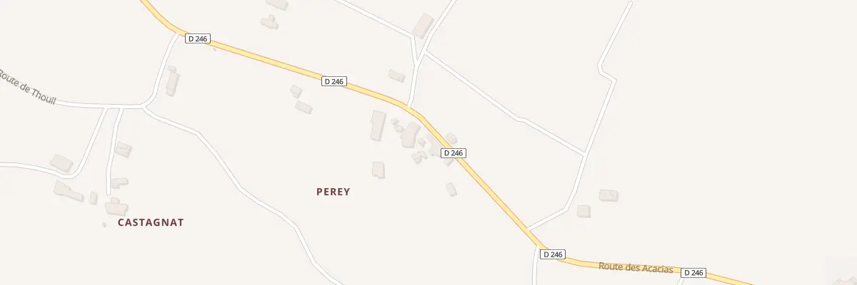 Plan du 993 Rte des Acacias à Villegouge