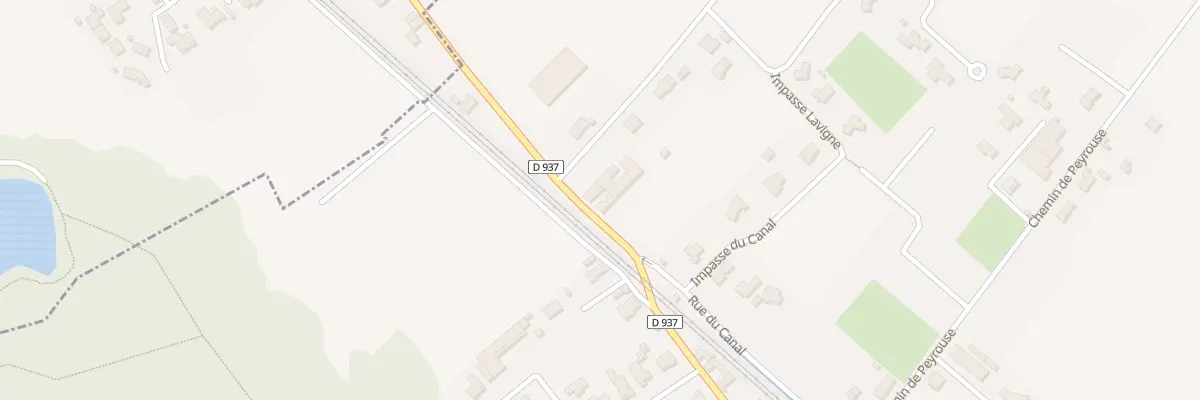 Plan du 36 Rte de Pau à Meillon
