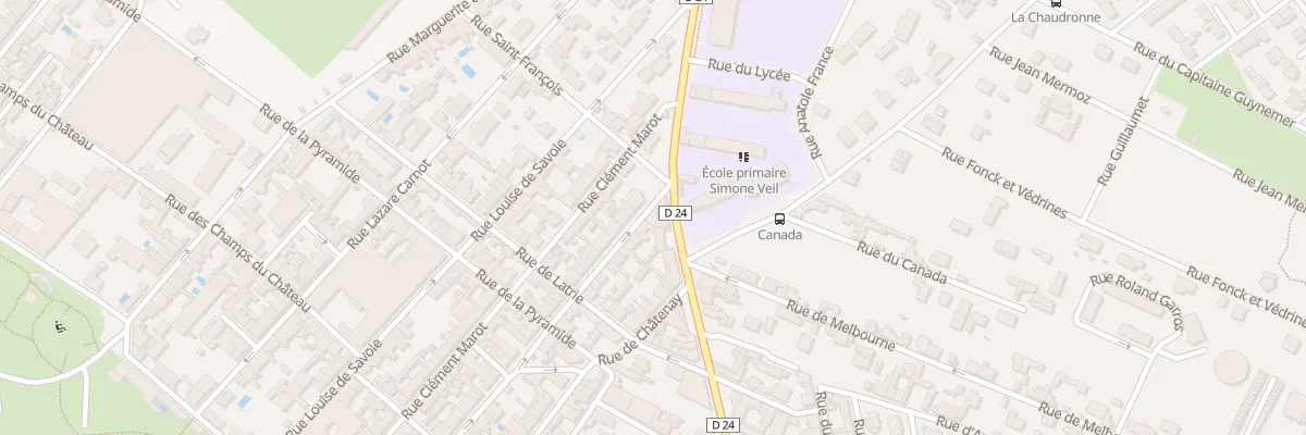 Plan du 196 Rue Henri Fichon à Cognac