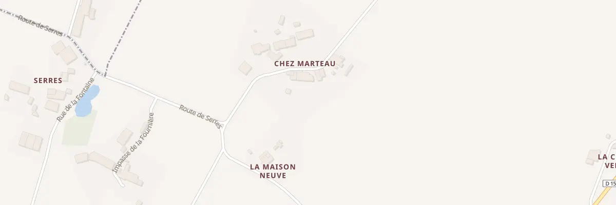 Plan du 5093 Chez Marteau à Sousmoulins