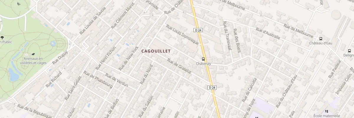 Plan du 9 Rue de Gratelot à Cognac