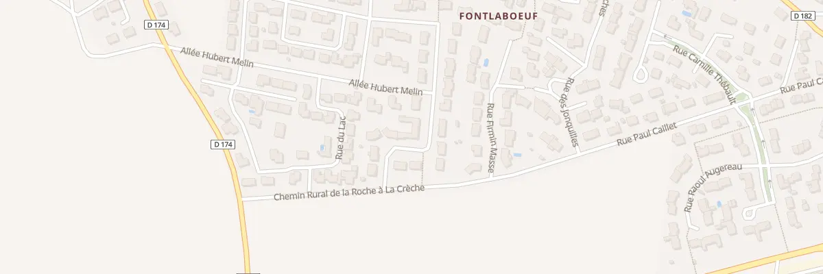 Plan du 9 All sur les Prés à La Crèche