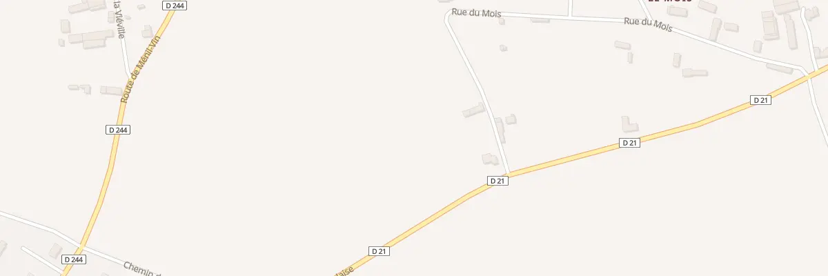 Plan du 16 Le Mois Ouest à Ménil-Hermei