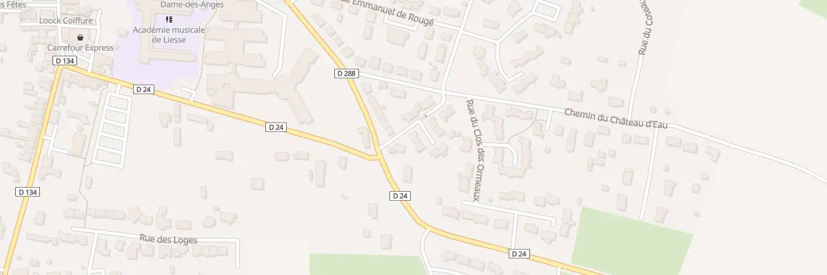 Plan du 6 Rue du Clos De La Salle à Précigné
