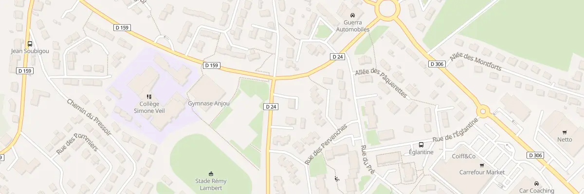 Plan du 11 Rte de Précigné à Sablé-sur-Sarthe