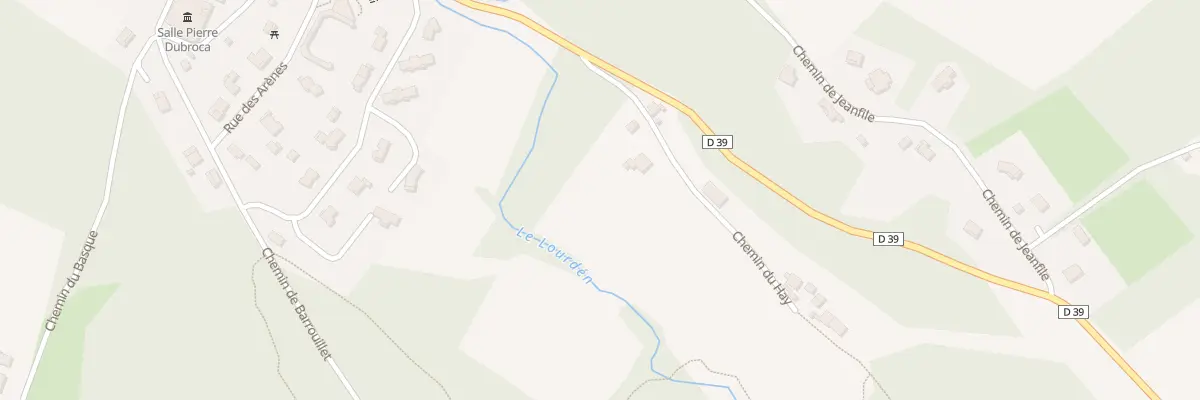 Plan du 5002F Che du Hay à Duhort-Bachen