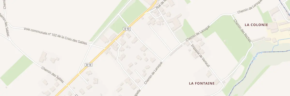 Plan du 4 Che du Livrant à Béguey