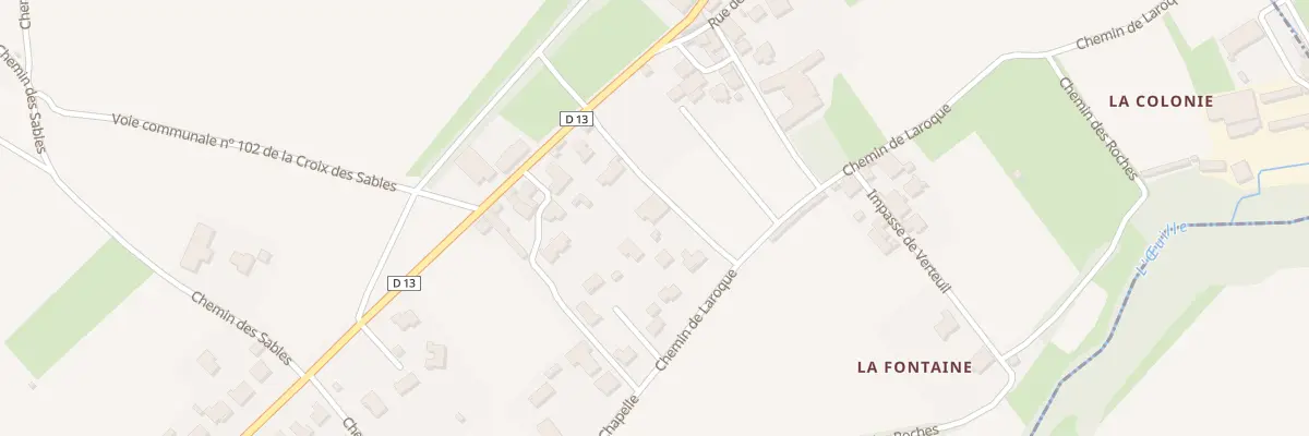 Plan du 6 Che du Livrant à Béguey
