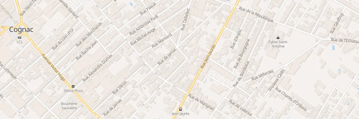 Plan du 54 Rue Chateaubriand à Cognac