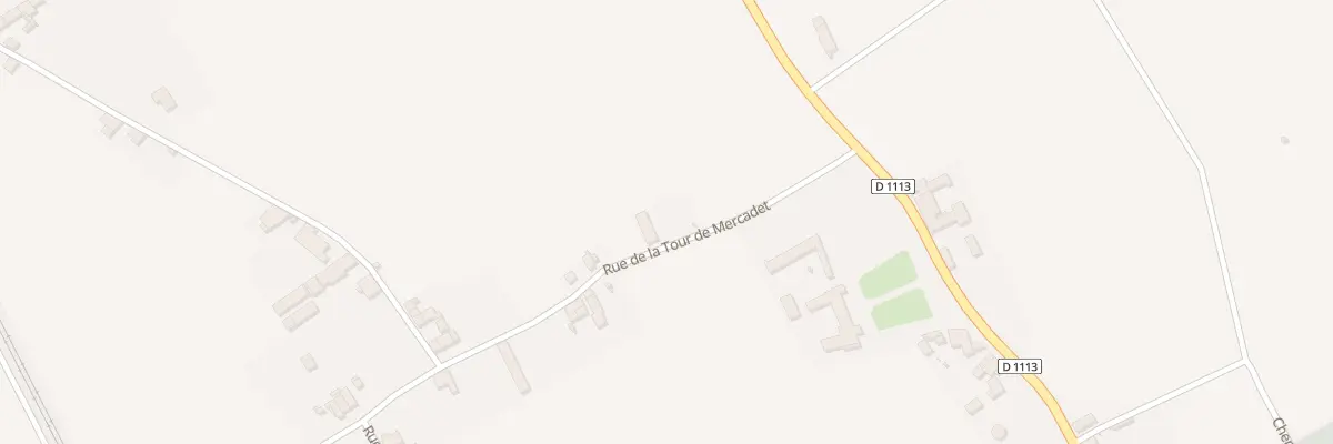 Plan du 228 Pouquet à Barsac