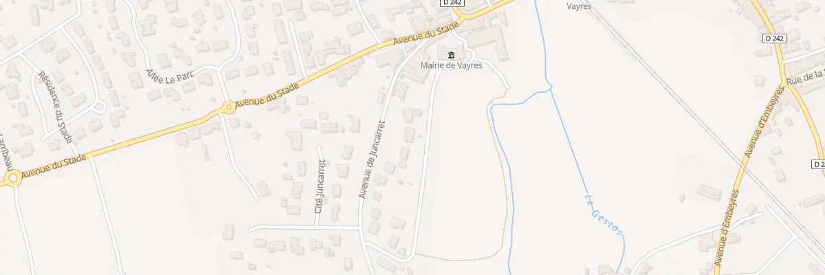 Plan du 5 Av de Juncarret à Vayres