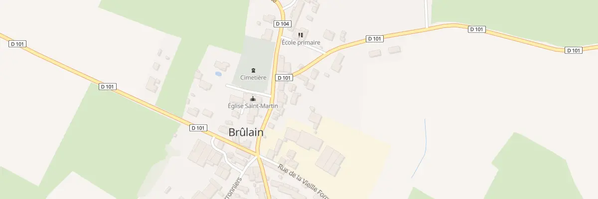 Plan du 9 Rue Baptiste Paul Grimaud à Brûlain