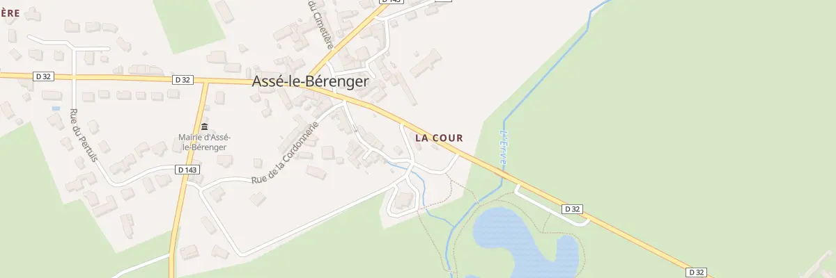 Plan du 4 Rte de Sillé-le-Guillaume à Assé-le-Bérenger