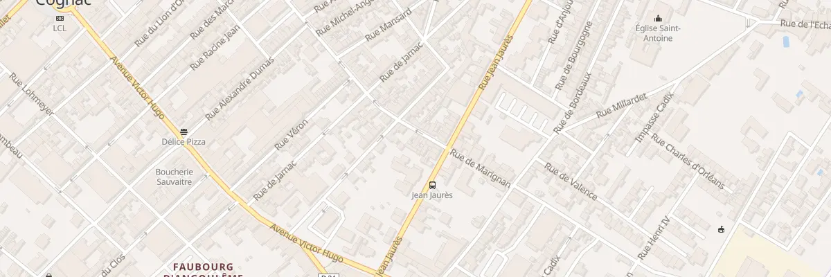 Plan du 94 Rue de Marignan à Cognac