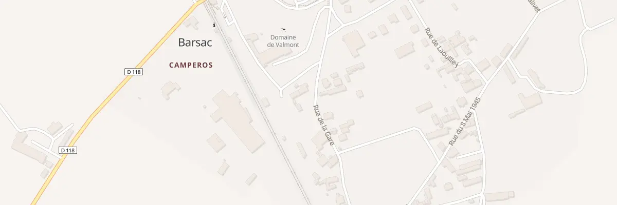 Plan du 31 Rue de la Gare à Barsac