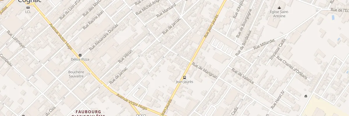 Plan du 90 Rue de Marignan à Cognac