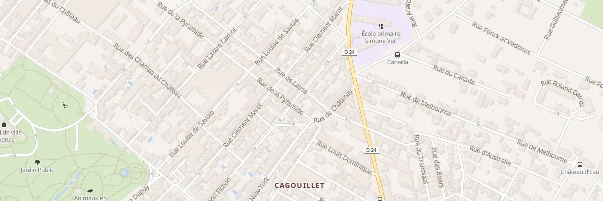 Plan du 170 Rue Henri Fichon à Cognac