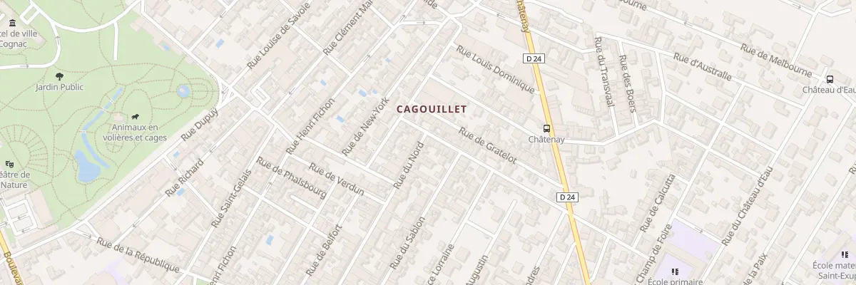 Plan du 56 Rue du Nord à Cognac
