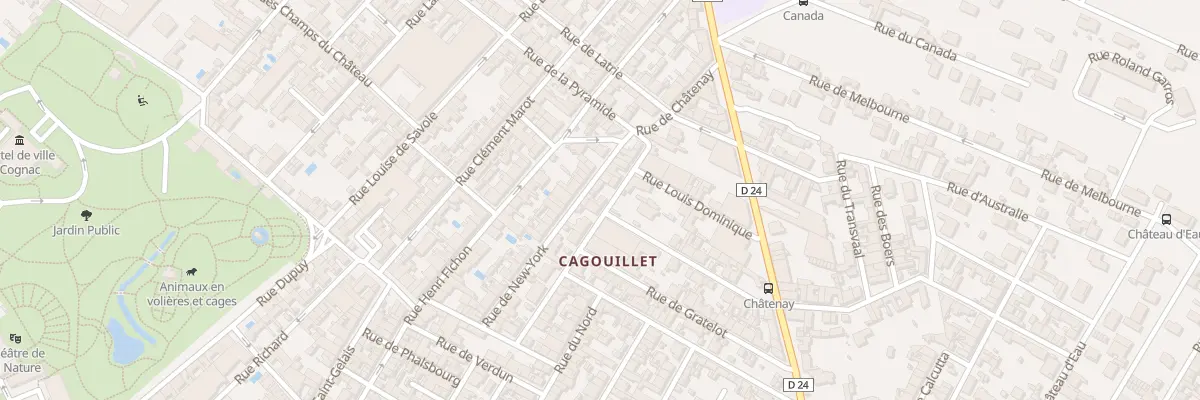 Plan du 35 Rue de Boston à Cognac