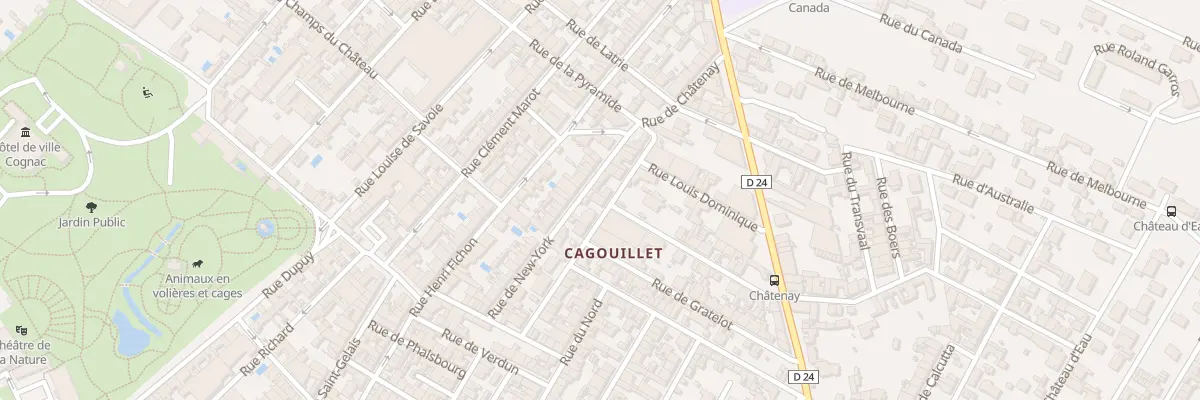 Plan du 33 Rue de Boston à Cognac
