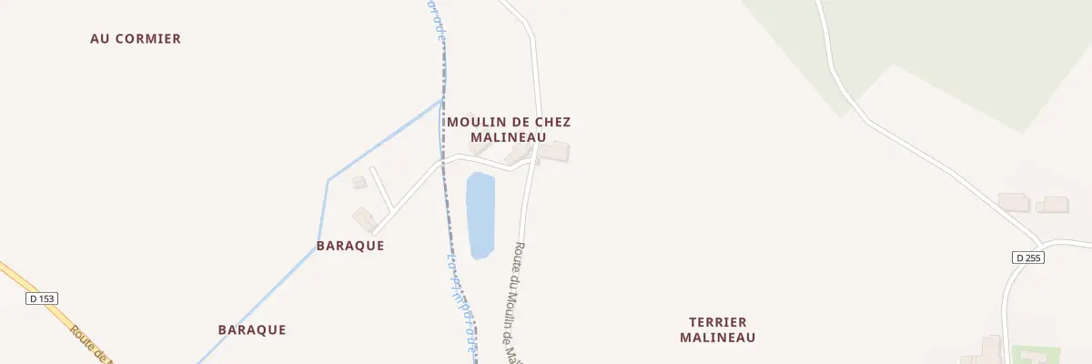 Plan du 5005 Moulin de chez Malineau à Messac