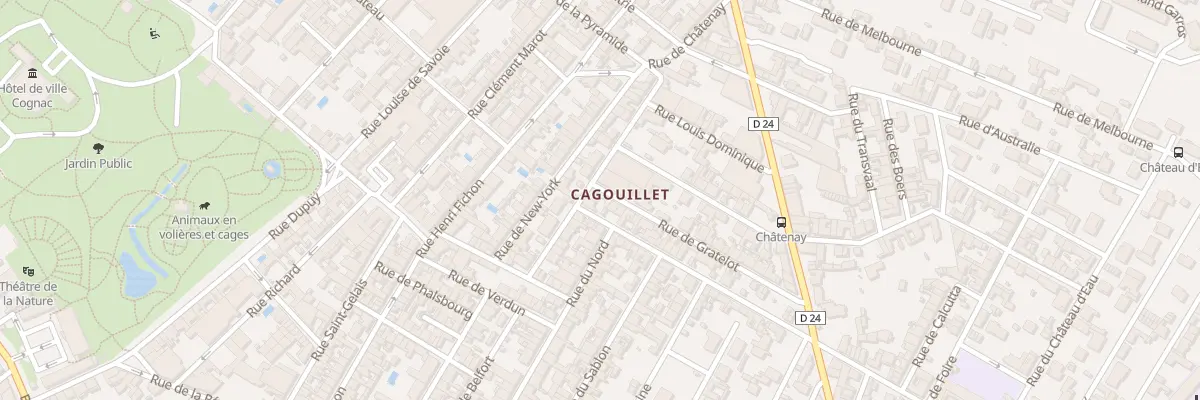 Plan du 20 Rue de Boston à Cognac