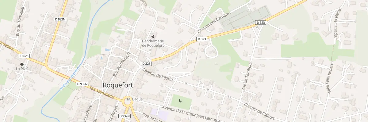 Plan du 84 Rue de la Gde Lande à Roquefort