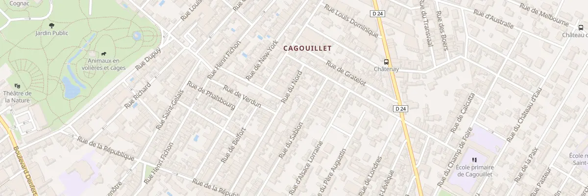 Plan du 44 Rue du Nord à Cognac
