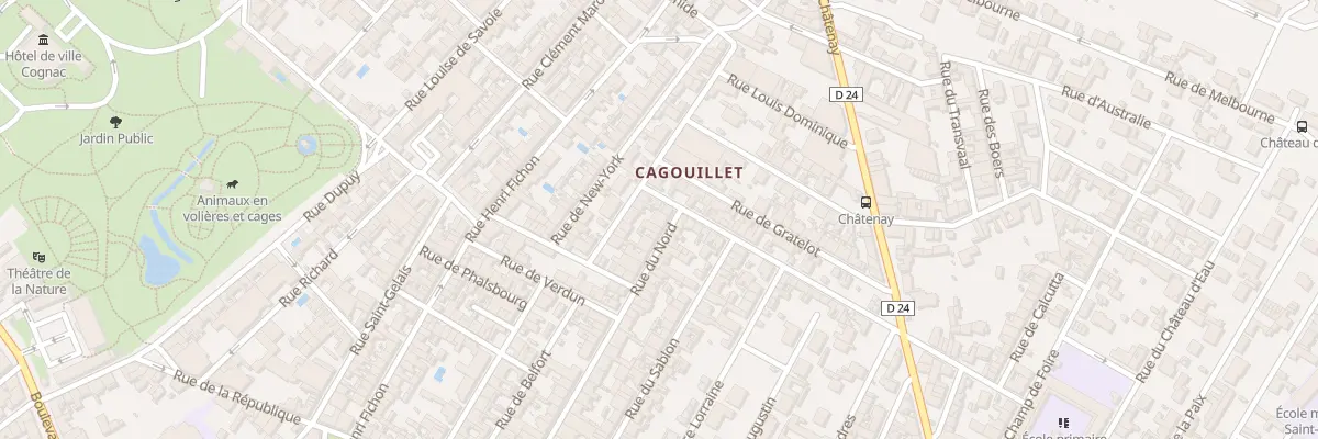 Plan du 6 Rue Liverpool à Cognac