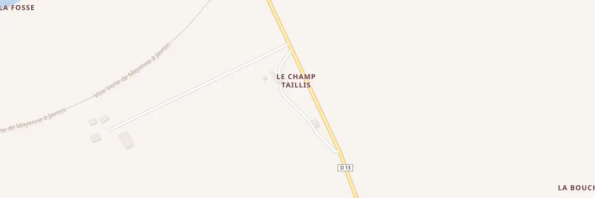 Plan du 1 Le Champ Taillis à Javron-les-Chapelles