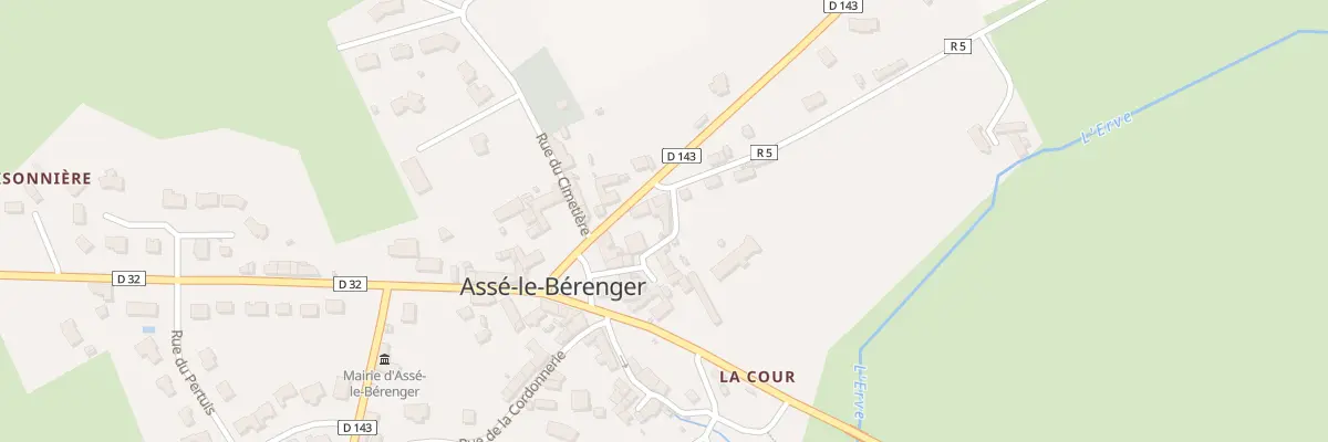 Plan du 4 Rte de Saint-Georges-sur-Erve à Assé-le-Bérenger
