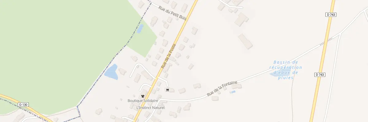 Plan du 16 Rue de la Poste à Mazières-en-Gâtine