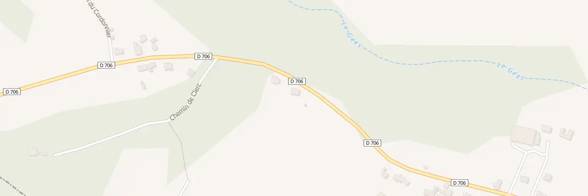 Plan du 33 Rte de Serres Castet à Saint-Castin