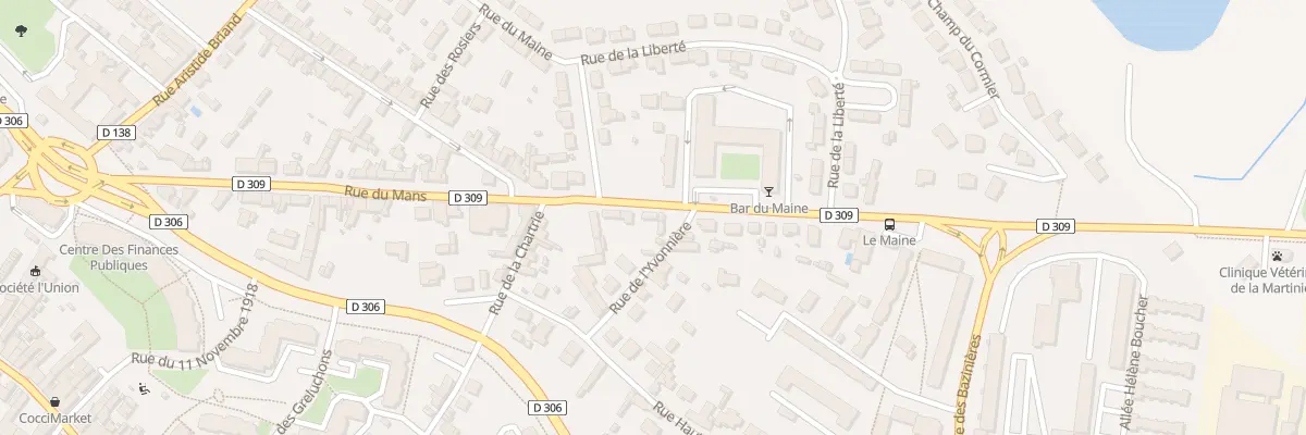 Plan du 55 Rue du Mans à Sablé-sur-Sarthe