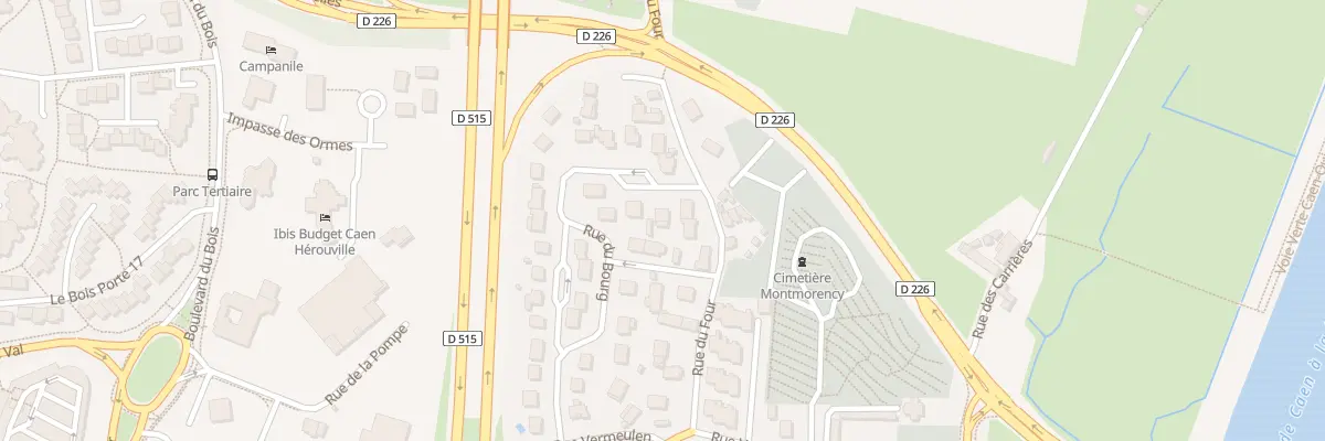 Plan du 298 Rue du Bourg à Hérouville-Saint-Clair