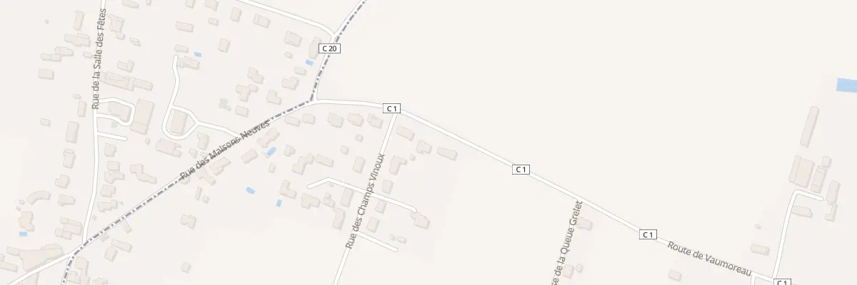 Plan du 123 Rte de Vaumoreau à Fressines