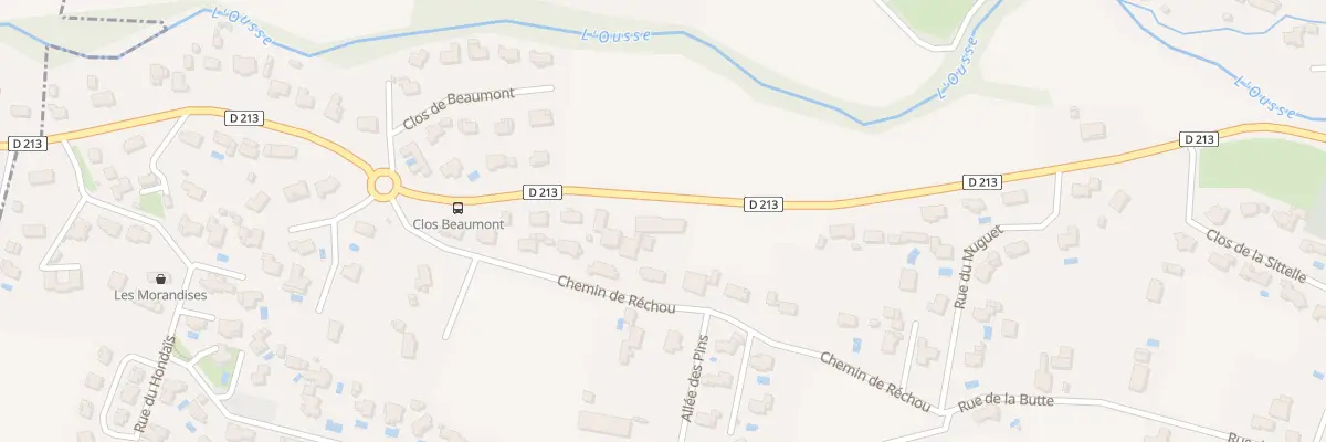 Plan du 35 Av de Beaumont à Idron