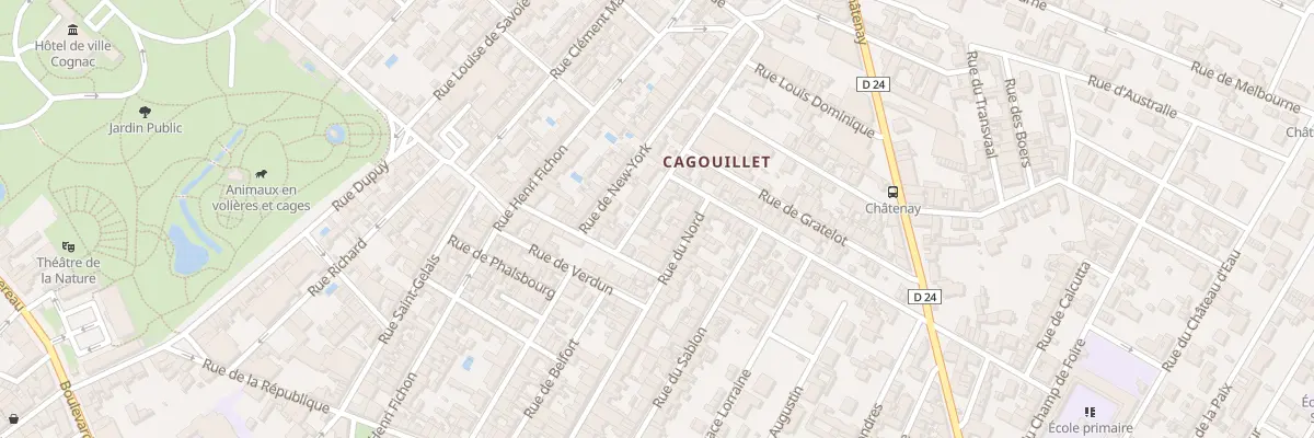 Plan du 10 Rue de Boston à Cognac