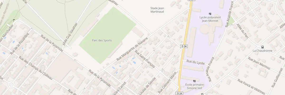Plan du 90 Rue Marguerite de Navarre à Cognac